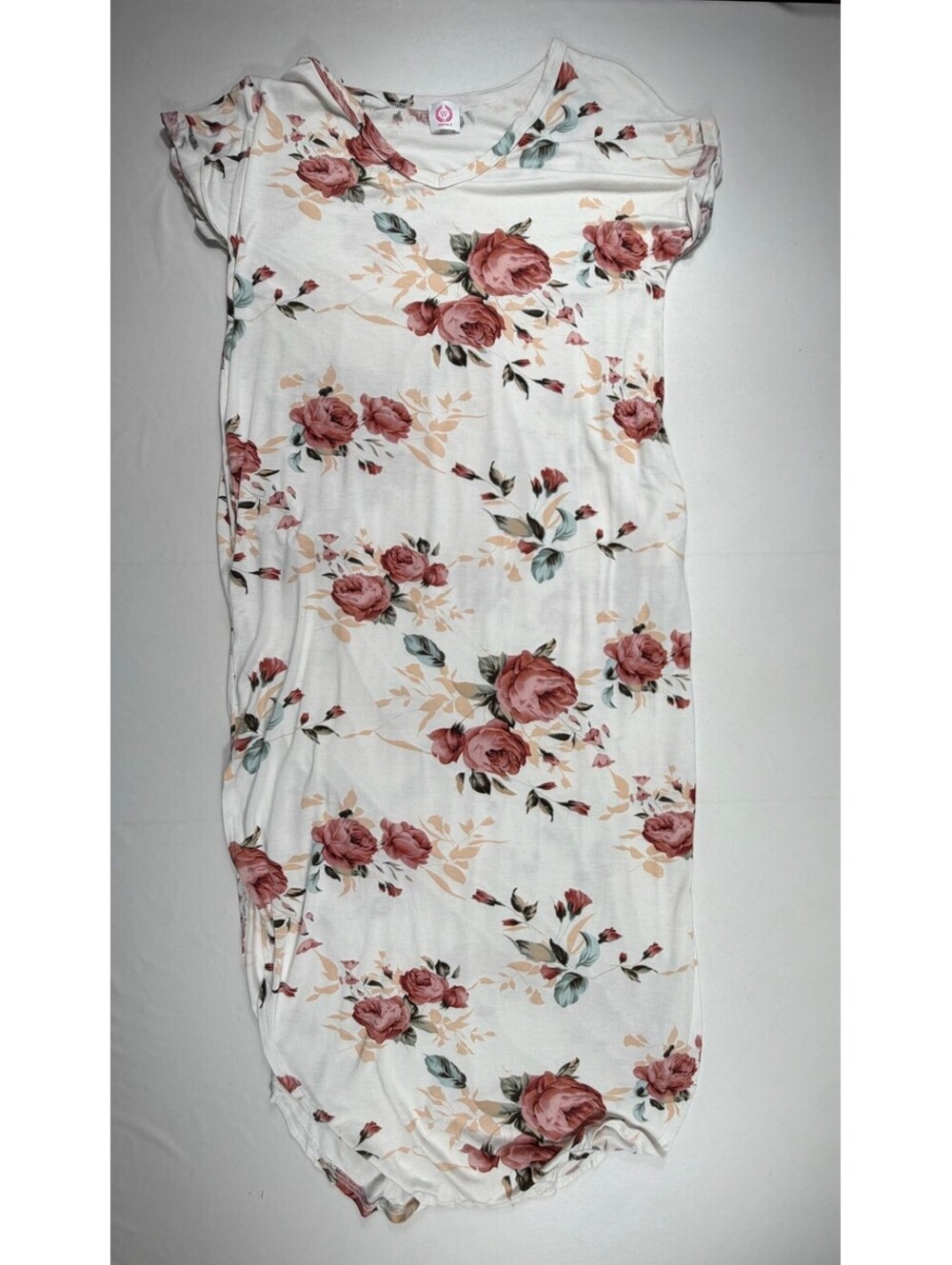 Wanna B Floral Rayon Spandex Dress Small